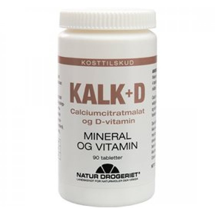 Natur Drogeriet  Kalk+D • 90 tab.
