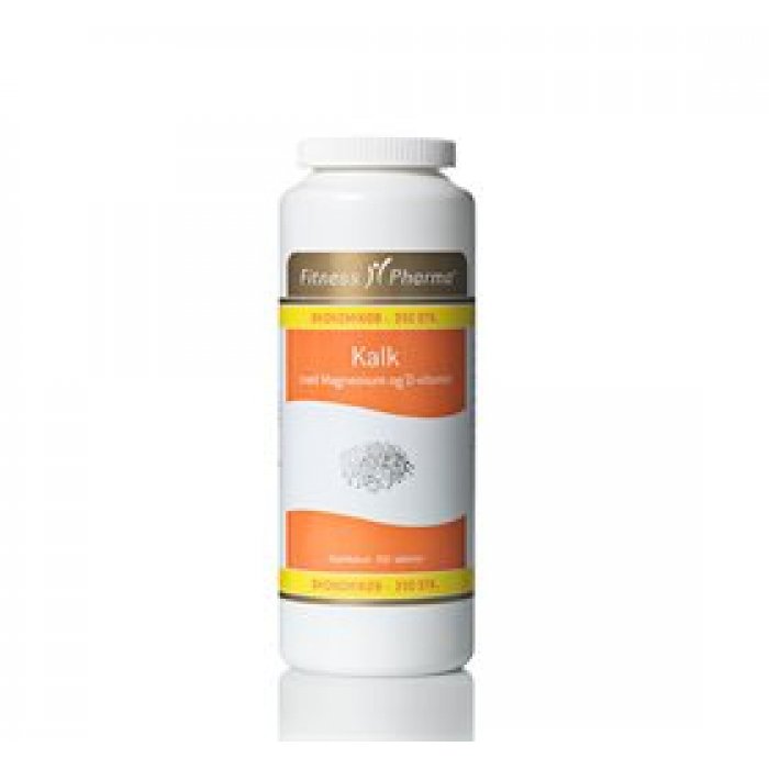 Fitness Pharma Kalk m. magnesium og D3-vitamin • 350 tab.