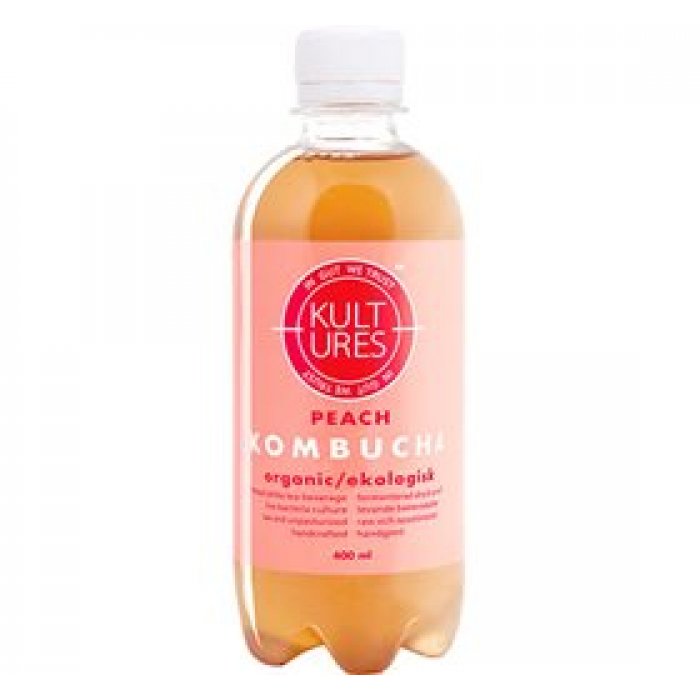 Kombucha Peach Ø • 400 ml.