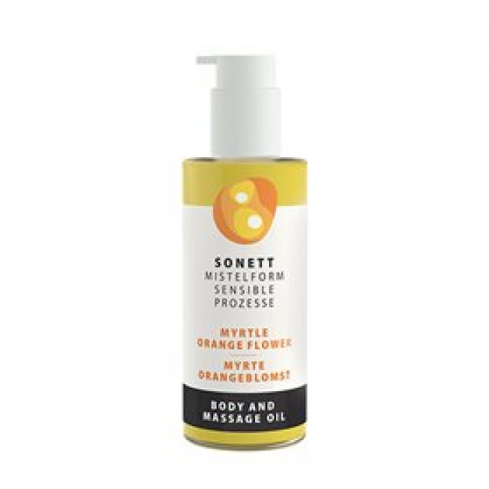 Sonett Krops & Massageolie Myrte/Appelsinblomst - 145ml.