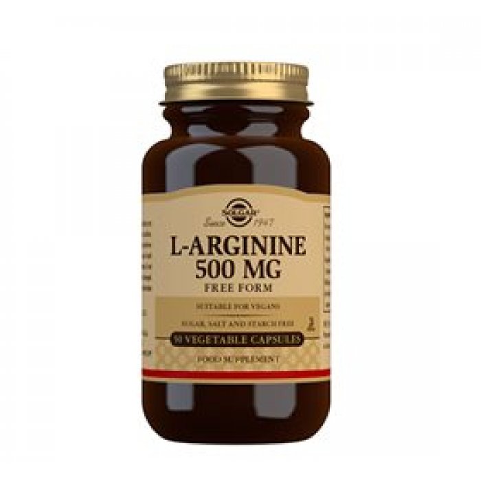 Solgar L-Arginin 500mg - 50 kap.