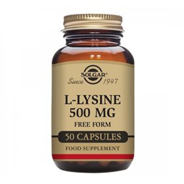 Solgar L-Lysin aminosyre 500 mg 50 kap.