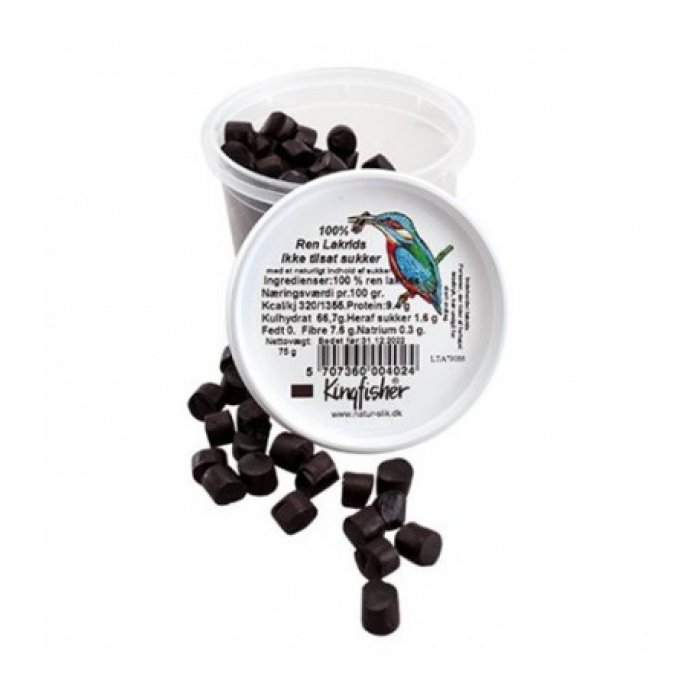 Kingfischer Ren lakrids 75 gr 