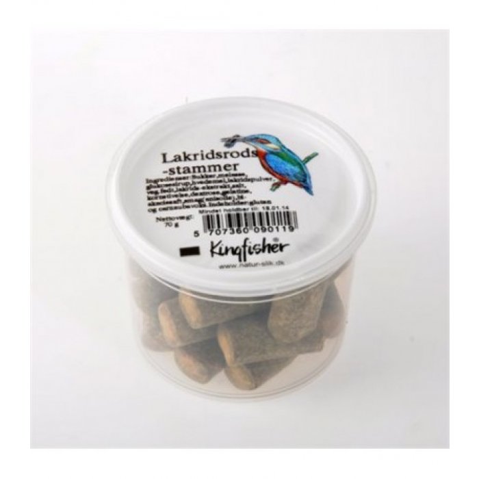 Kingfischer Lakridsrodsstammer 70 gr 