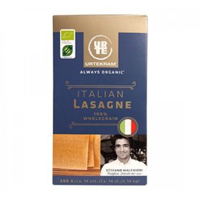 Urtekram Lasagne fuldkorn Ø • 250g.