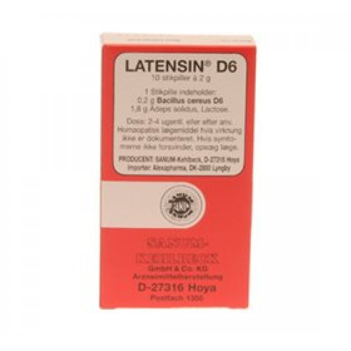 Latensin D6 stikpiller • 10 stk.