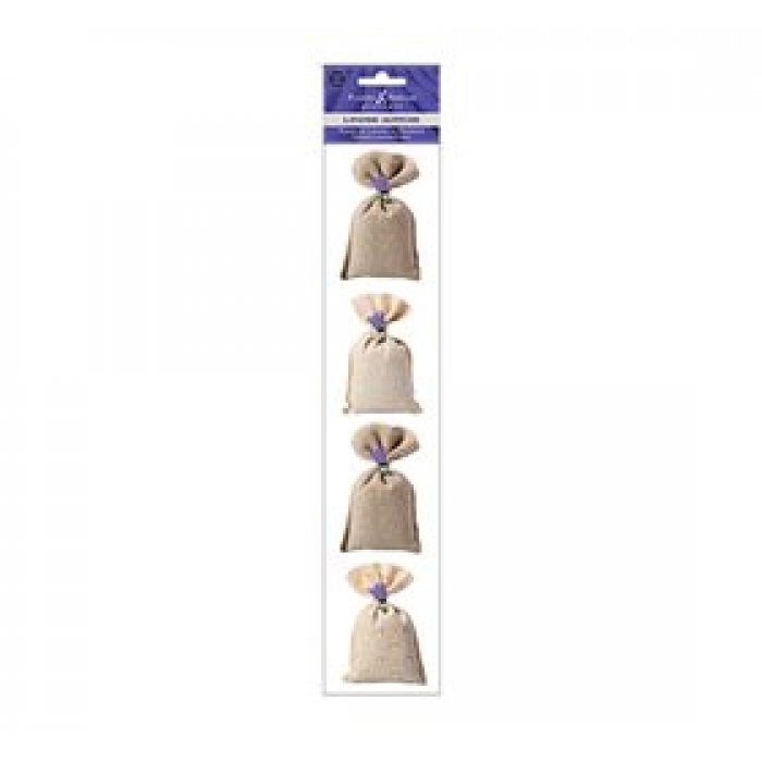 Lavendelposer i lærred indh. 4stk , 4 x 20g