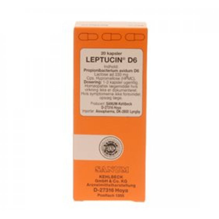 Leptucin D6 • 20 kapsler