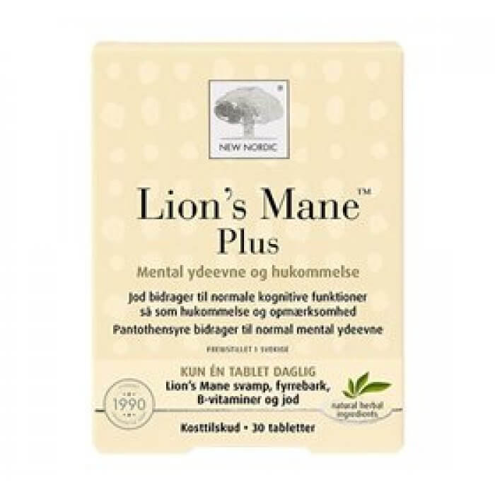 New Nordic Lions Mane Plus 30 tab.