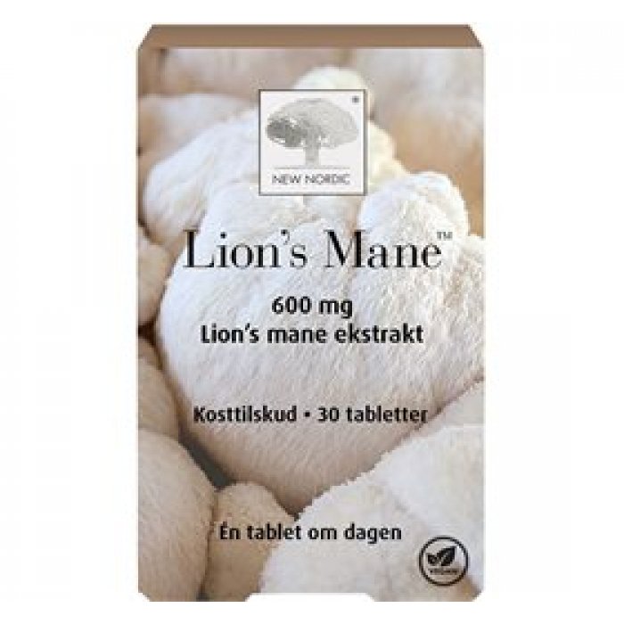 New Nordic Lion's Mane 600 mg. 30 tab.