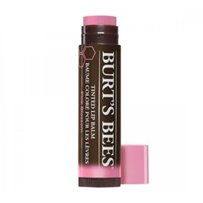 Burt´s Bees Lip balm farvet pink blossom • 4,250g. 