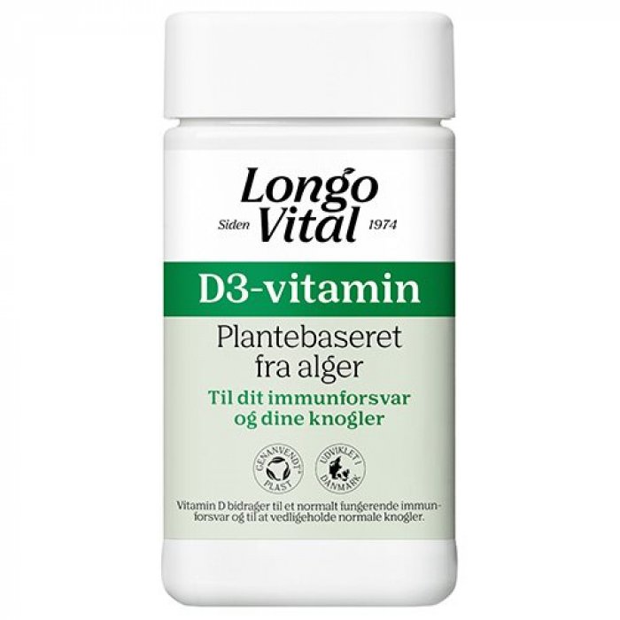 Longo Vital D-vitamin 180 tabletter 