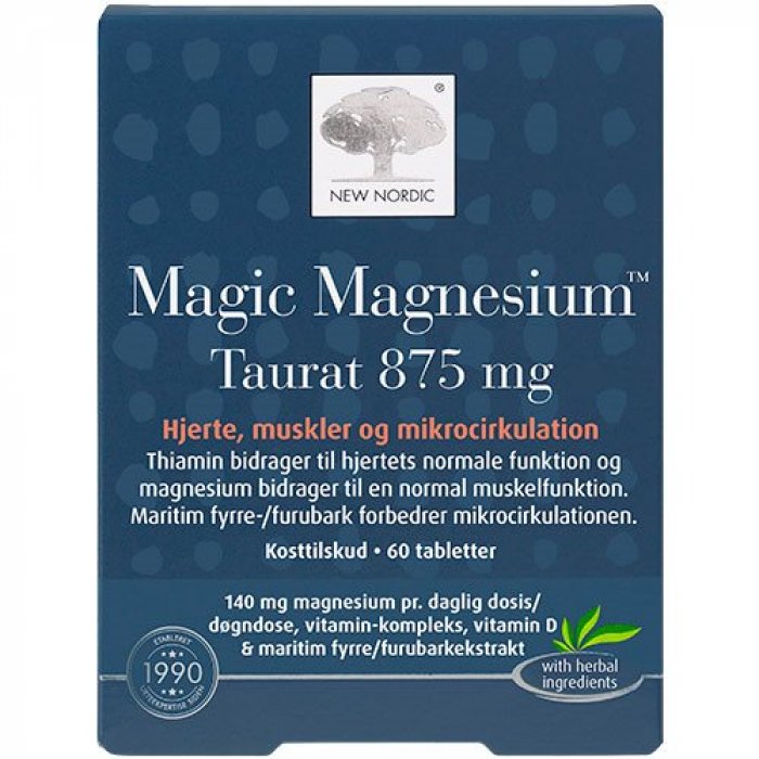 New Nordic Magic Magnesium Taurat 60 tabl.