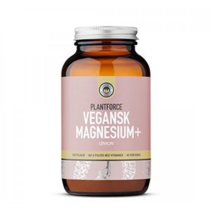 Plantforce Magnesium+ Lemon vegansk 160g.