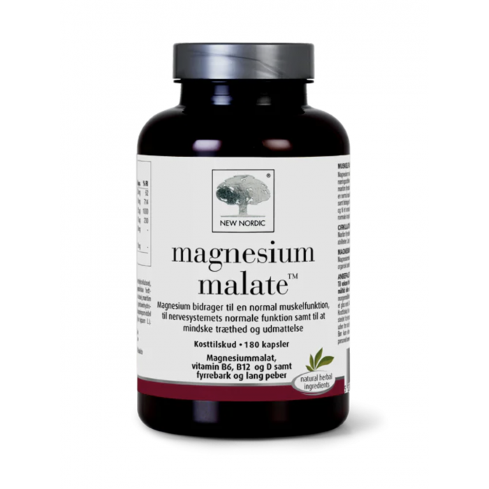 New Nordic Magnesium Malate 180 kaps.