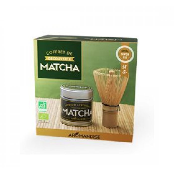NatureSoursce Matcha discovery sæt Ø (ceremonial grade matcha te & piskeris)