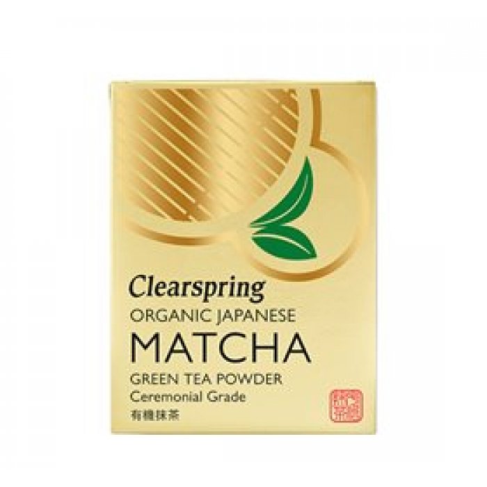 Clearspring Matcha grøn te pulver Ø 30g. (Guld pk)