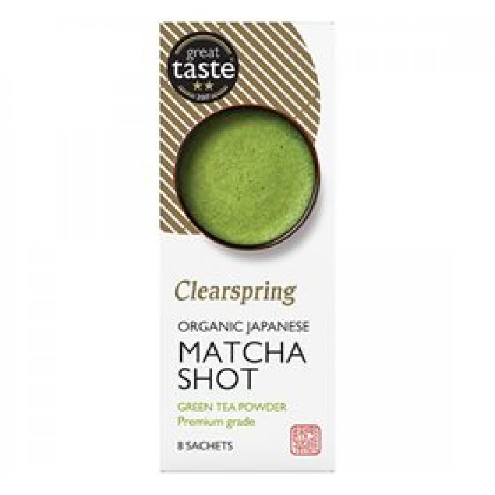 NatureSoursce Clearspring Matcha shots (premium grade) 8 sticks Ø