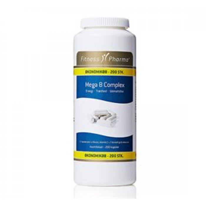 Fitness Pharma Mega B Complex • 200 kap.