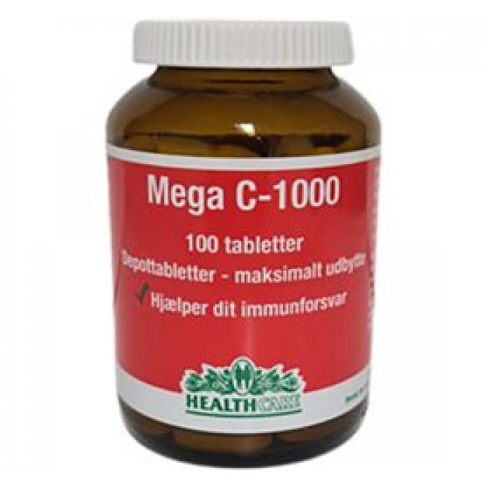 HealthCare Mega C 1000 mg - 100 tabletter