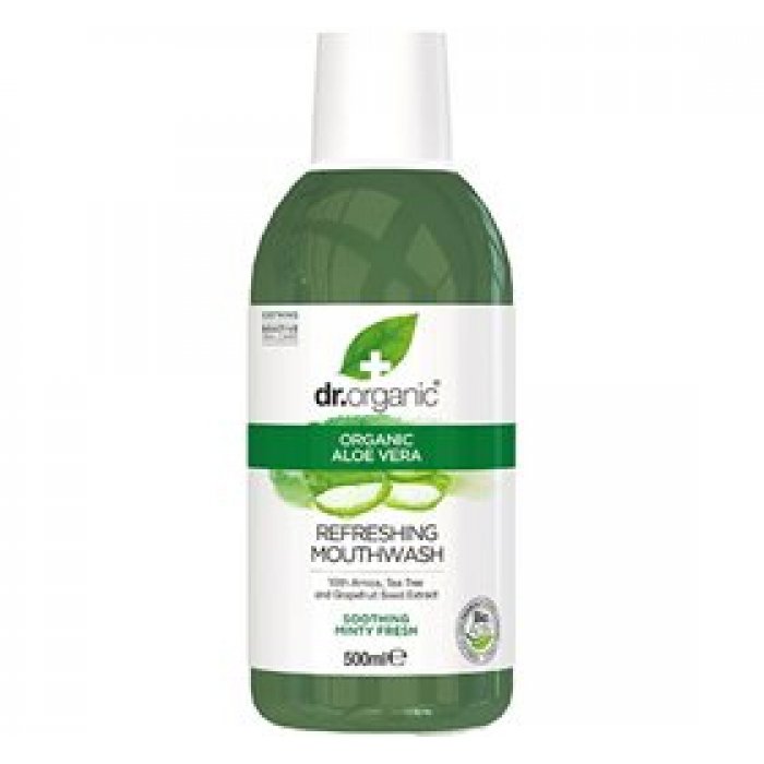 Dr Organic Mundskyl Aloe Vera 500 ml