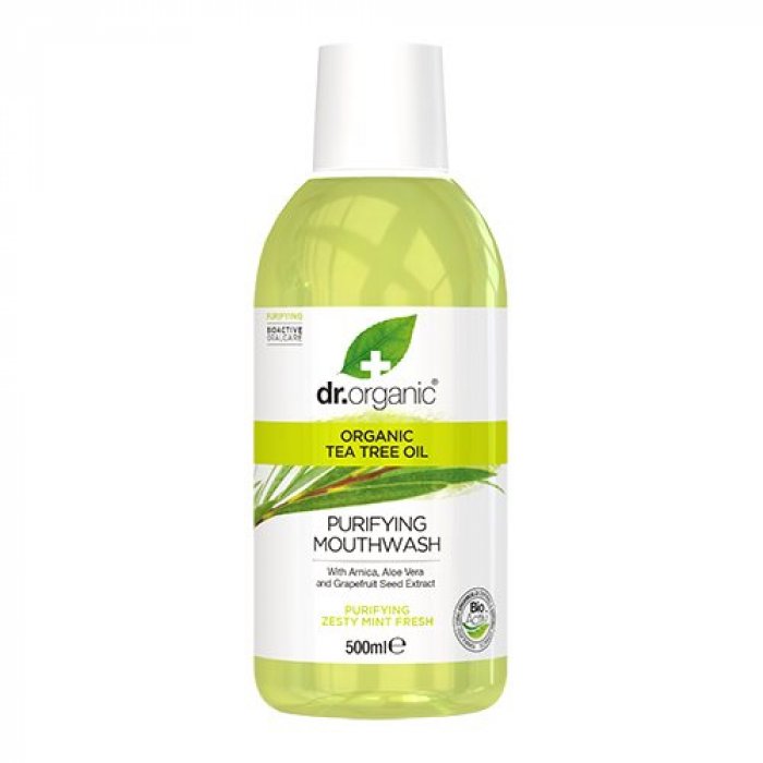Dr. Organic Mundskyl Tea Tree 500 ml