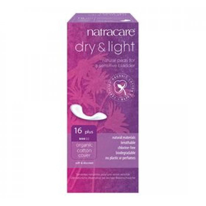 Natracare Dry & Light plus (inkontinens) 16 stk.