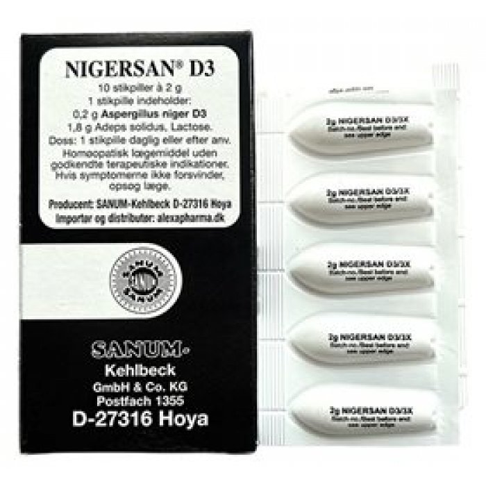 Nigersan stikpiller D3 • 10 stk.