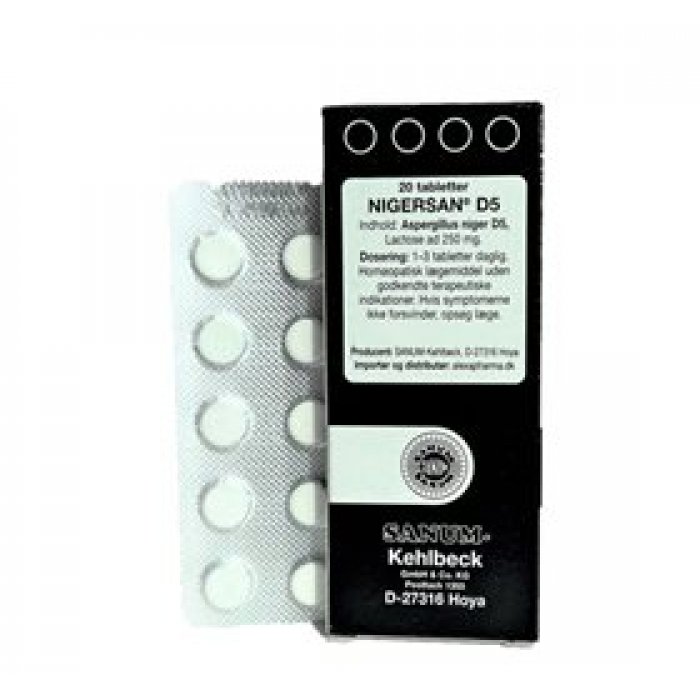 Nigersan tabletter D5  • 20 tabl.