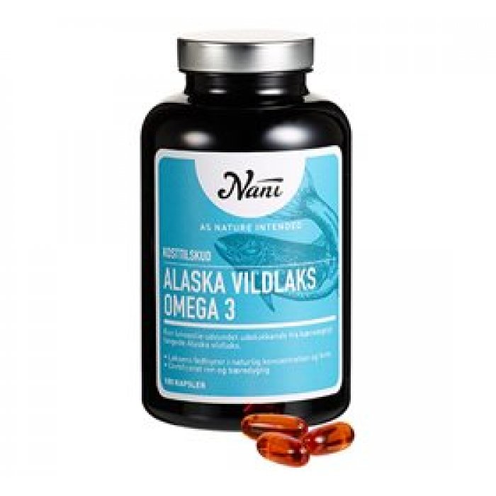 Nani Omega 3 alaska vildlaks • 180 kap.