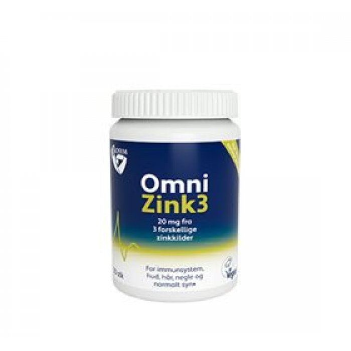 BioSym OmniZink3 100 tabletter