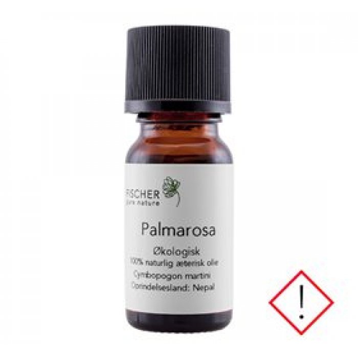 Fischer Pure Nature Palmarosaolie æterisk øko • 10ml.