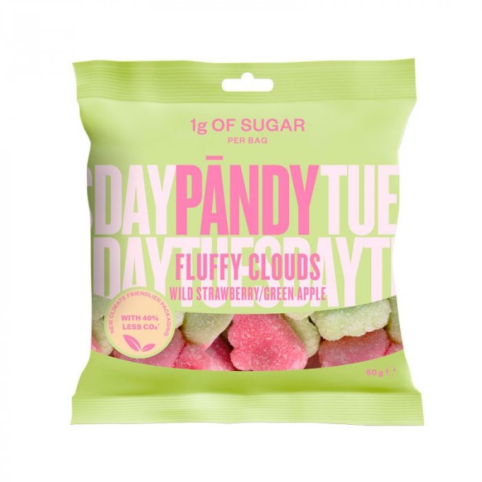Pandy Sukkerfri Candy - Fluffy Clouds • 50g. - 6 FOR 119.00