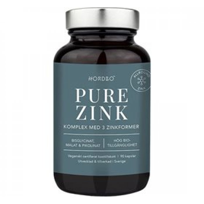 Nordbo Pure Zink 90 kapsler