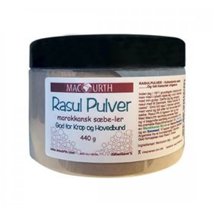 MacUrth Rasul Fint Pulver Marokkansk sæbe- ler • 440g.