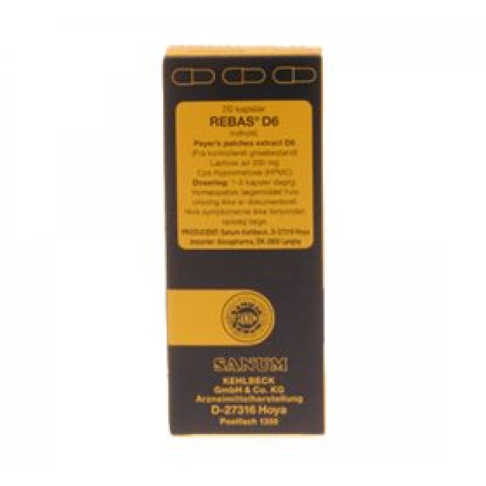 Rebas D6 kapsler • 20 stk.