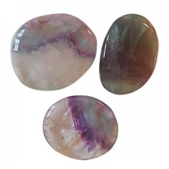 NatureSource Regnbuefluorit (poleret) • 1 stk.