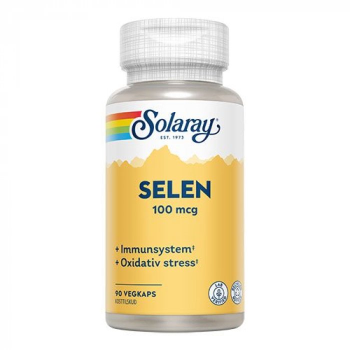 Solaray Selen 90 kapsler