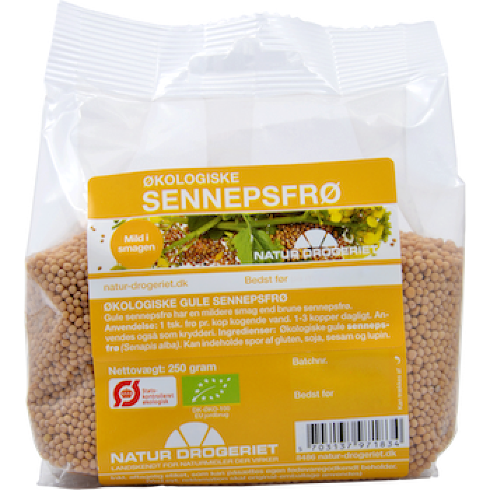 ND Sennepsfrø Gul Ø • 250 g. 
