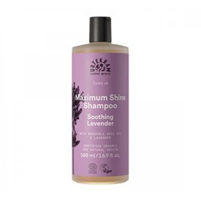 Urtekram Shampoo Soothing Lavender t. normal hår • 500ml.