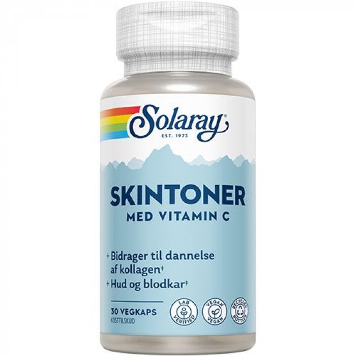 Solaray Skintoner med vitamin C 30 kap.