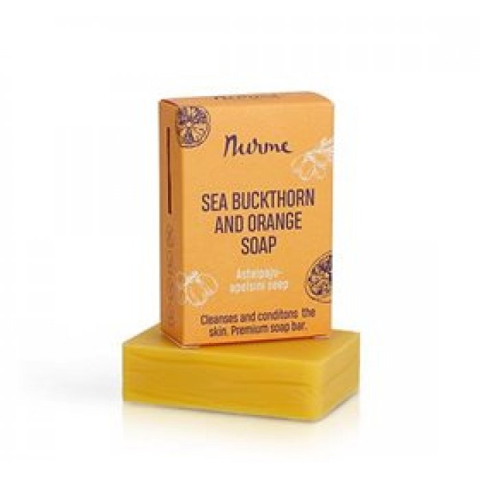 Nurme Soap Bar Sea Buckthorn and Orange 100g.