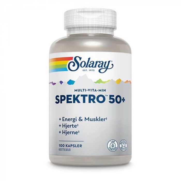 Solaray Spektro 50+ Multivitamin 100 kaps