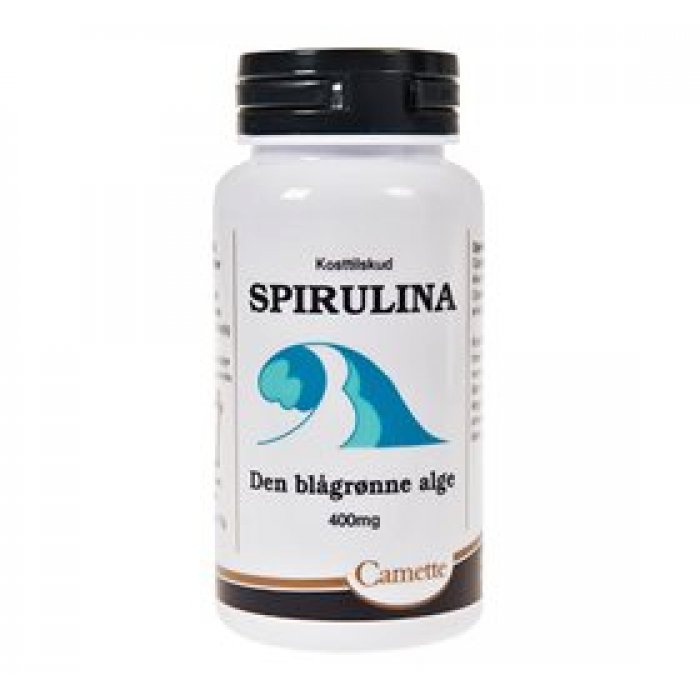 Camette Spirulina Den blågrønne alge 180 tab
