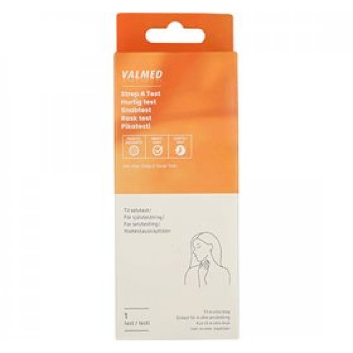 Strep A test (halsbetændelse) 1 stk