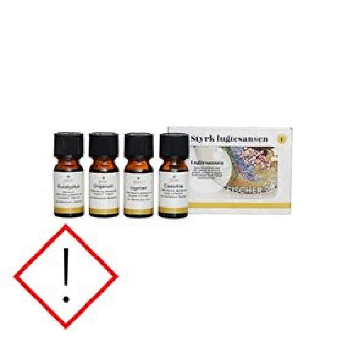 Fischer Styrk lugtesansen kit 1, 4 x10 ml æteriske olier