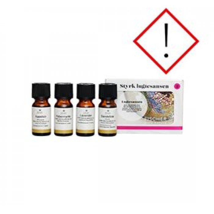 Fischer Styrk lugtesansen kit 2, 4 x10 ml æteriske olier