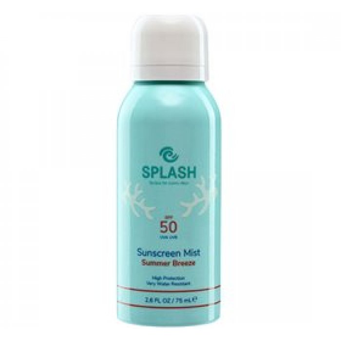 Splash Summer Breeze Sunscreen Mist SPF50 Travel Size - 75 ml. Solcreme