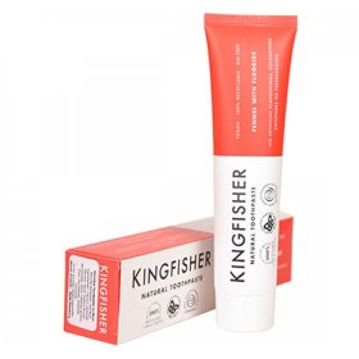 Kingfisher Tandpasta Fennikel m. fluor 100ml. 