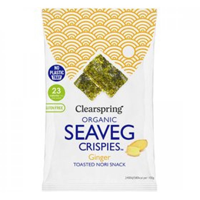 Clearspring Tang chips Ingefær Ø 1 pk. 4 g.